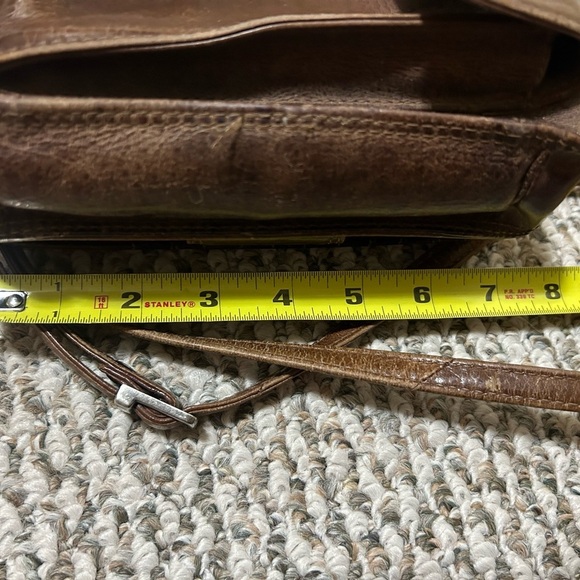 Adrian Klis crossbody wallet EUC Brown Leather Wallet with multiple billfolds - Picture 15 of 16